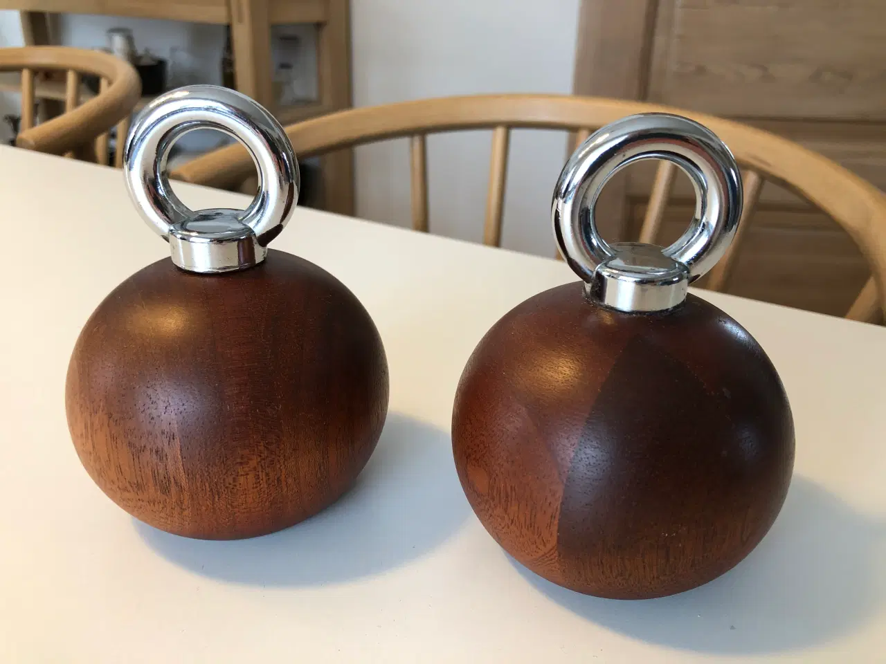 Billede 1 - Bodum salt og peber sæt i mørkt træ