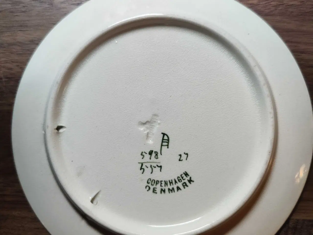Billede 2 - Bing & Grøndahl Juleplatte 1908 – 1. sortering.