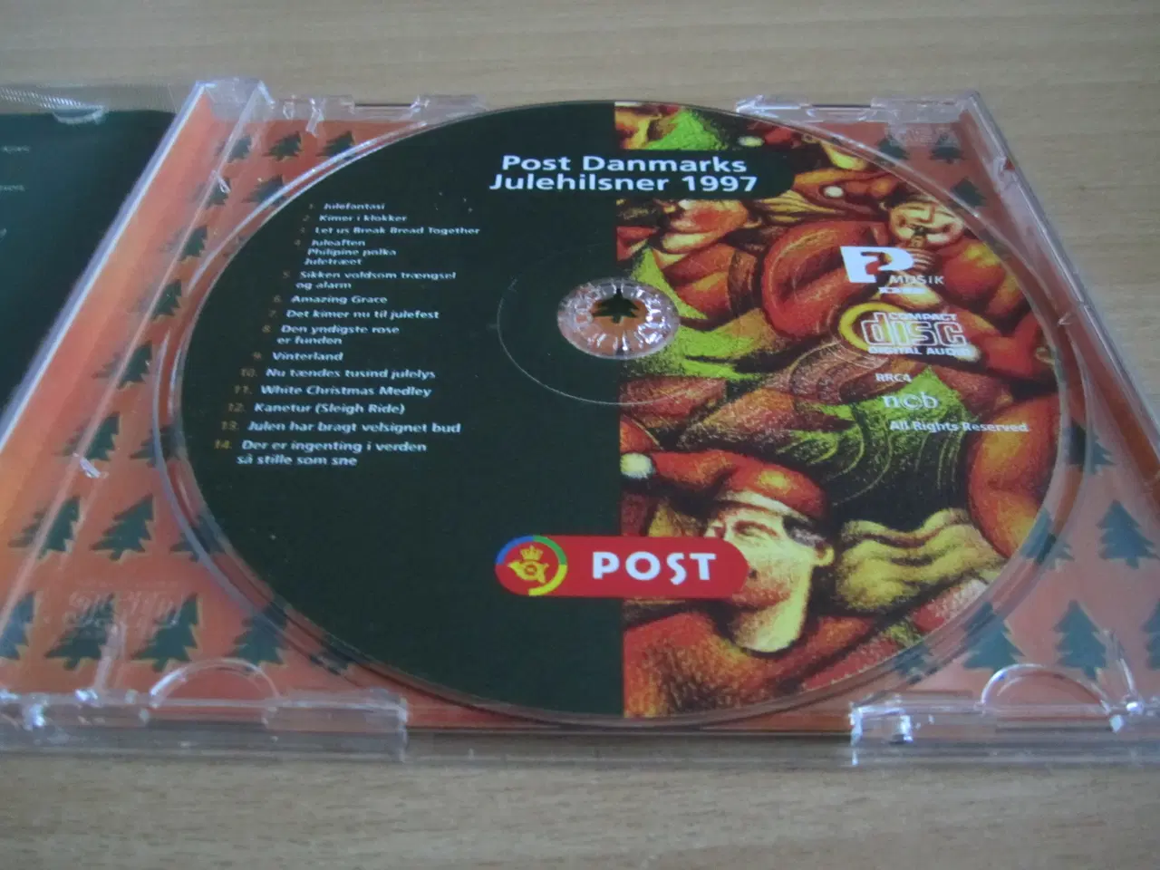 Billede 2 - POST DANMARKS JULEHILSNER. 1997. BYD.