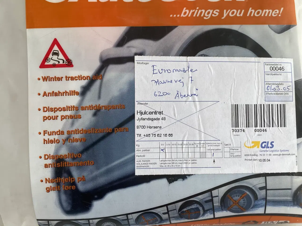 Billede 1 - Auto Sock overtræk til kørsel i meget sne