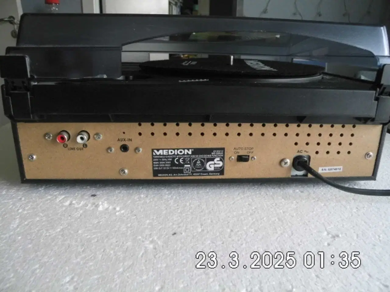 Billede 4 - Medion MD 84044 pladespiller og kassetteafspiller