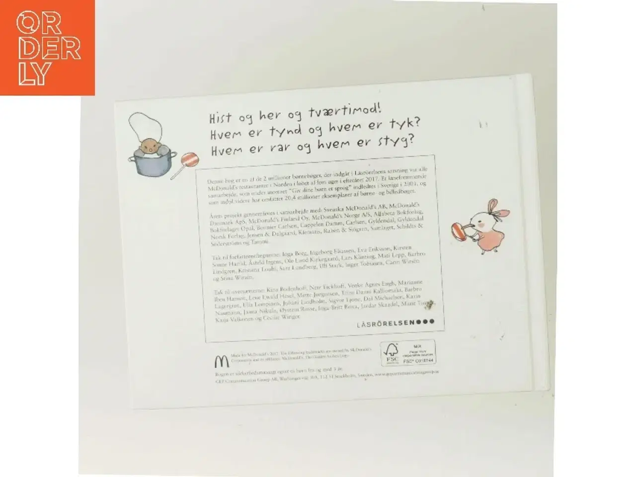 Billede 3 - En lille rosa og de tværtimodsatte sprælinger af Carin Wirsén (Bog)