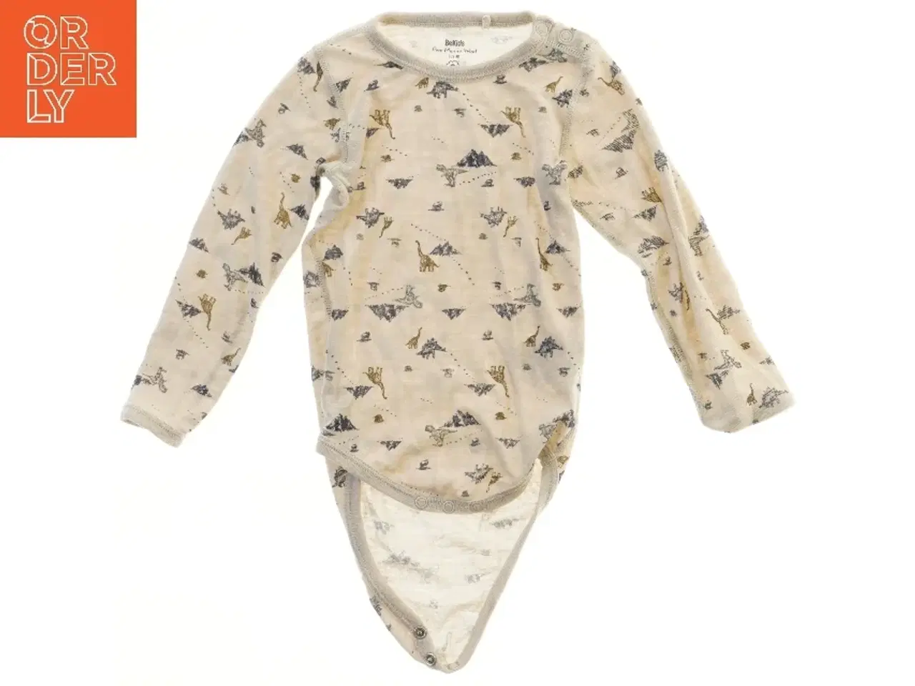 Billede 1 - Langærmet bodystocking med print fra Be Kids (str. 92)
