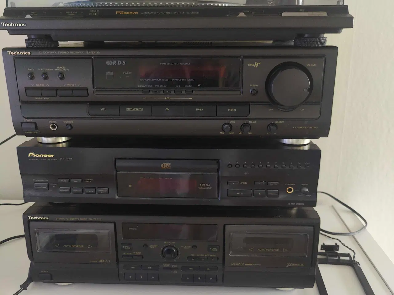 Billede 1 - Komplet 90'er stereoanlæg 