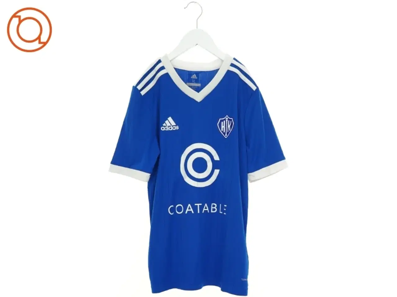 Billede 2 - HIK Fodbold t-shirt "Kolenda" fra Adidas (str. 164 cm)