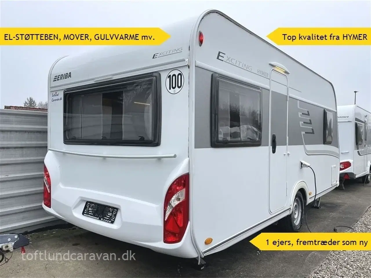 Billede 1 - 2017 - Hymer Exciting 485   Superflot kvalitetsvogn, 1 ejers, m/MOVER + EL-STØTTEBEN + GULVTEMP. mv.