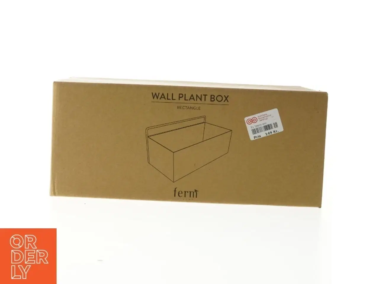 Billede 1 - Plantekasse med ophæng fra Ferm Living (str. 30x15x11 cm)