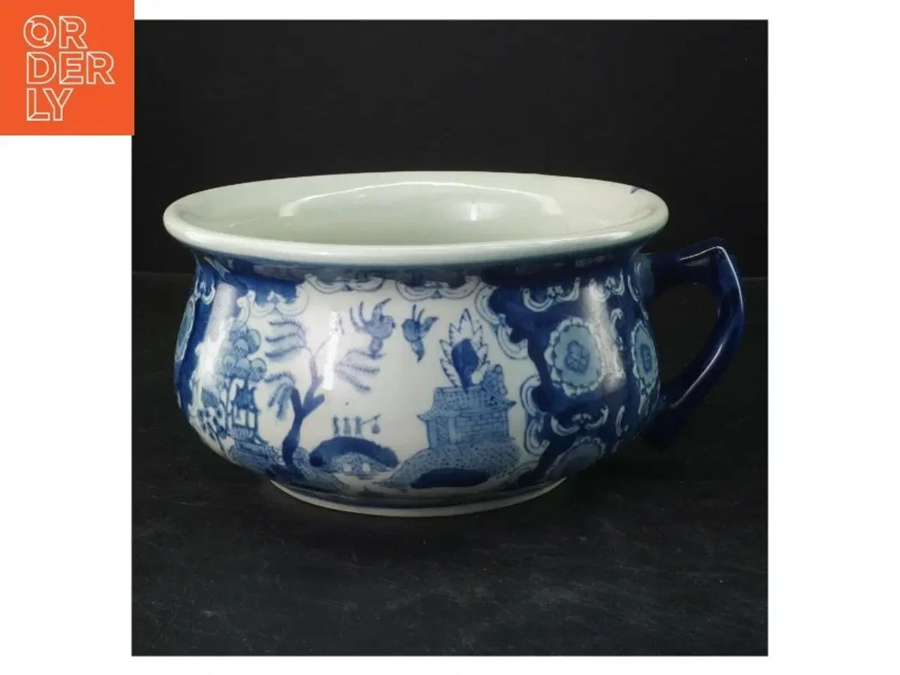 Billede 1 - Kinesisk Urtepotte med håndtag (str. 11x24 cm)