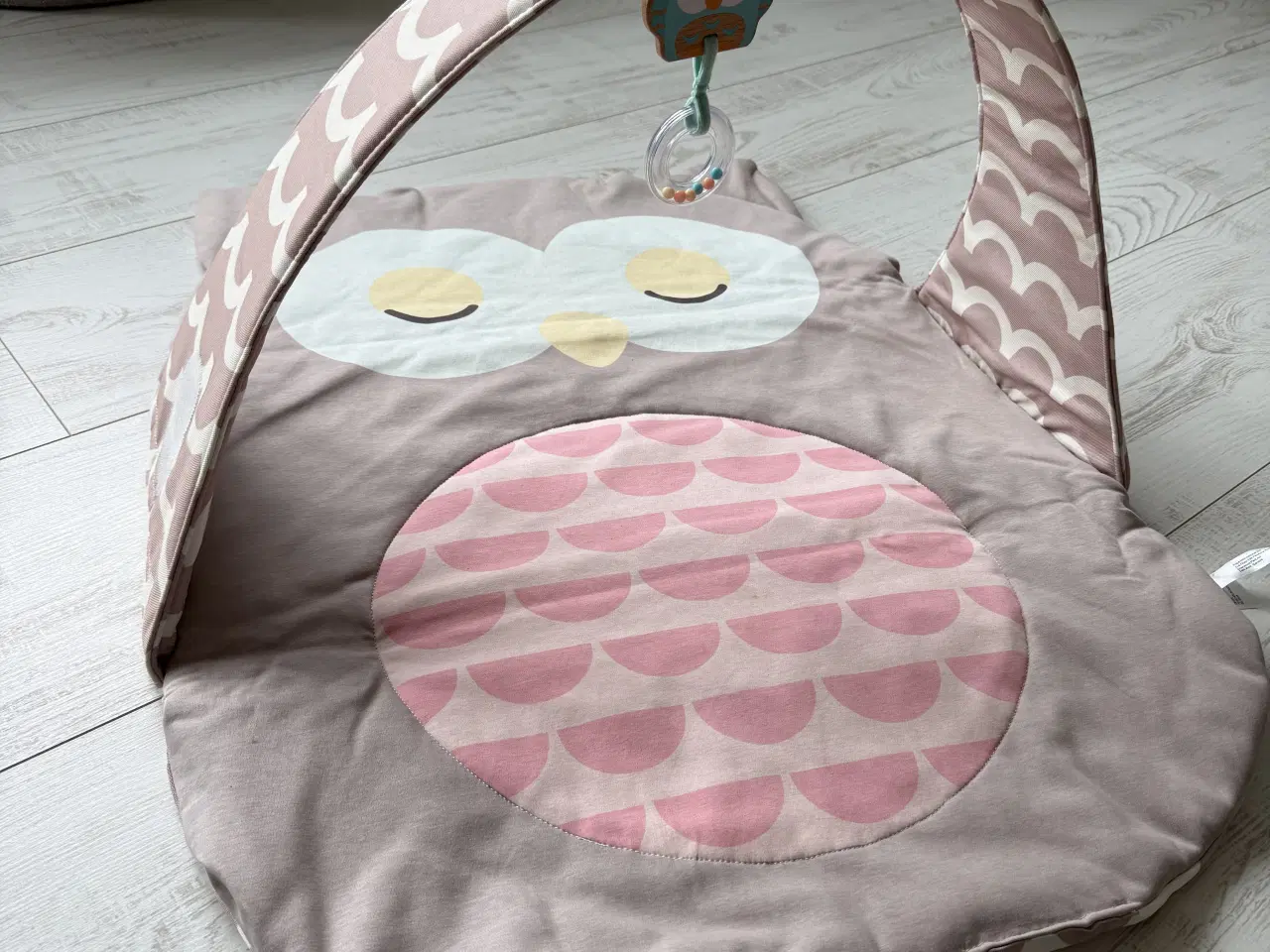 Billede 1 - Sødt foldbart aktivitetstæppe – ugle 