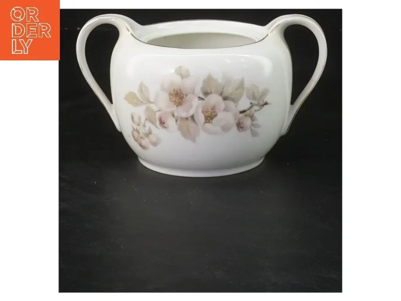 Billede 3 - Porcelæn sukkerskål og mælkekande fra Bavaria (str. ø 10 cm og ø 12 cm)