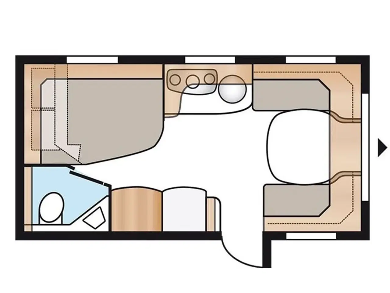 Billede 14 - 2019 - Kabe Classic 470 XL   2019 Kabe Classic 470 XL - Se den nu hos Camping-Specialisten.dk