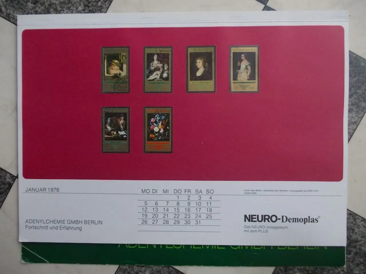 Billede 4 - Frimærke kalendere