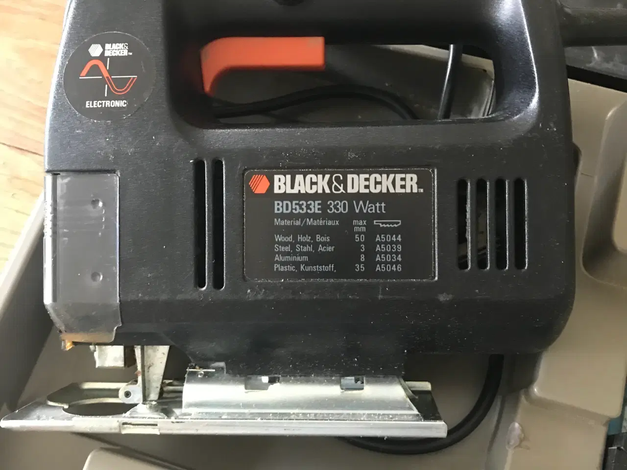 Billede 1 - Stiksav, Black&Decker 330W m tilbehør.
