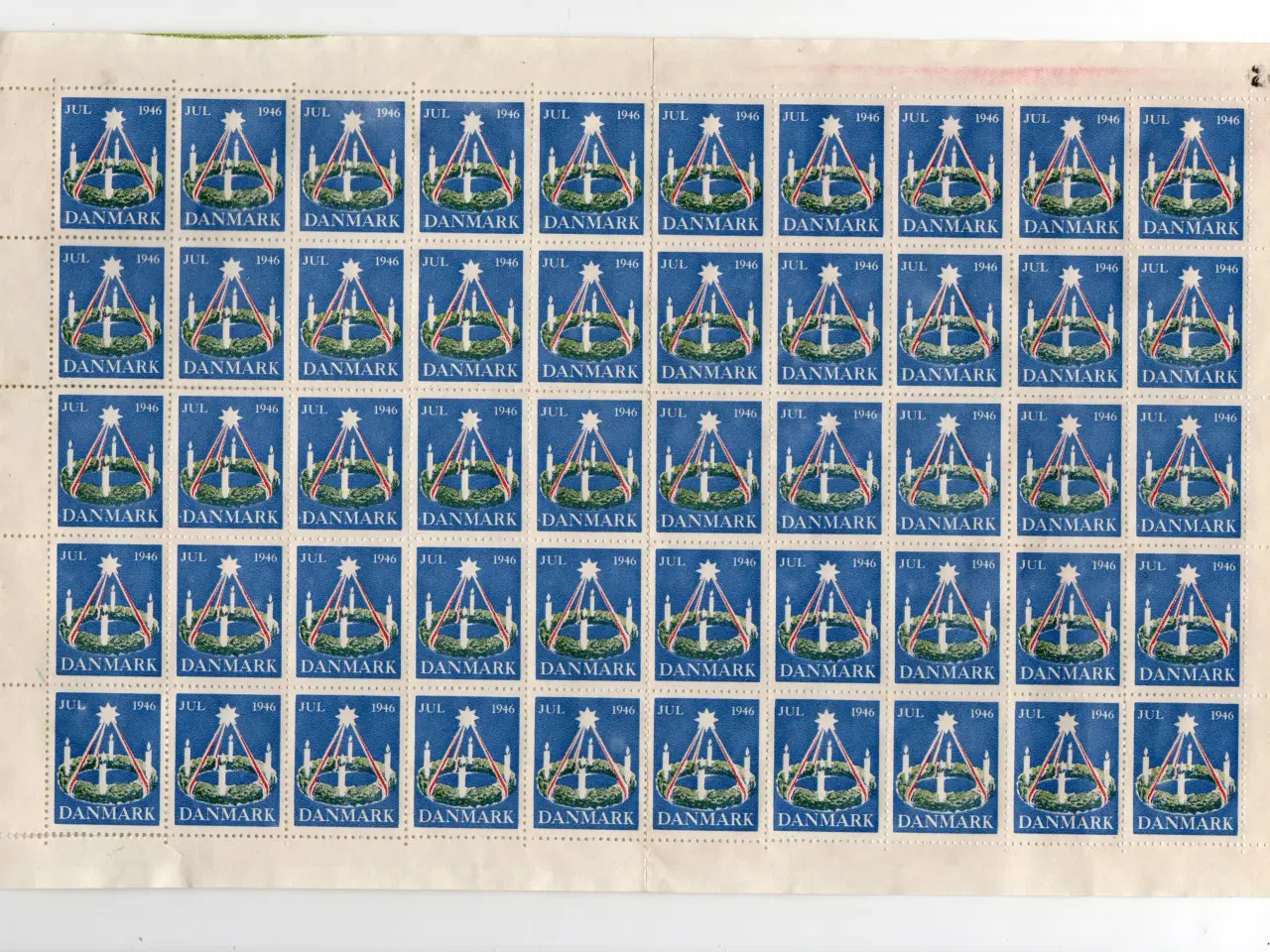 Billede 1 - Juleark helark 1946 DK