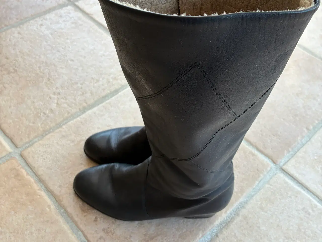 Billede 4 - Læderstøvler med foer str. 5 1/2