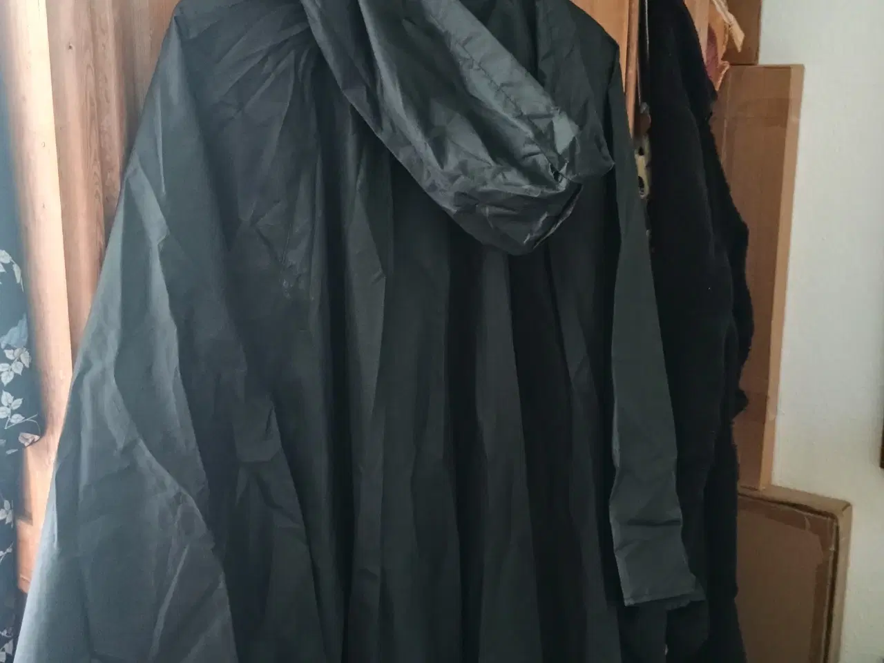 Billede 4 - Regnponcho, sort, one size 