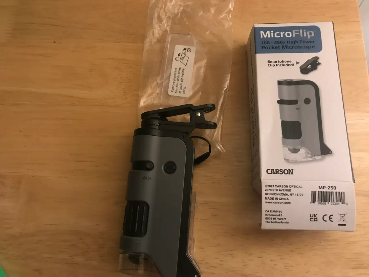 Billede 4 - Ny Micro-Flip Lommemikroskop 100-250 fra Carson