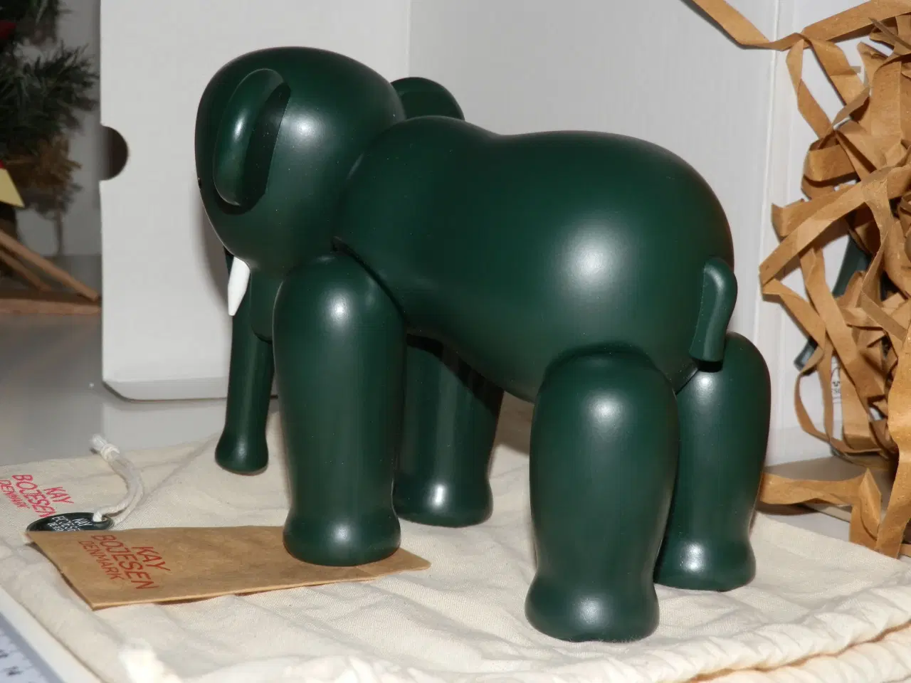 Billede 7 - Ny Kay Bojesen grøn Carlsberg elefant