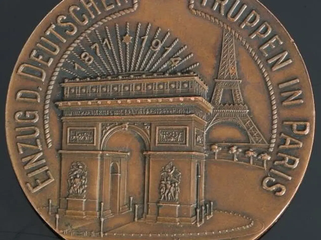 Billede 2 - Medallion fra 1. verdenskrig