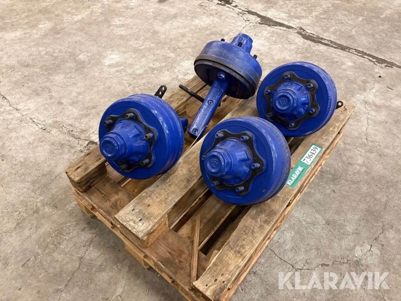 Billede 7 - Stubaksler ADR 4 styk med bremsearm