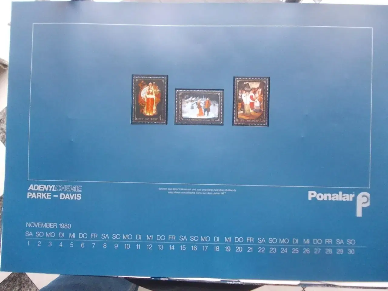 Billede 16 - Frimærke kalendere