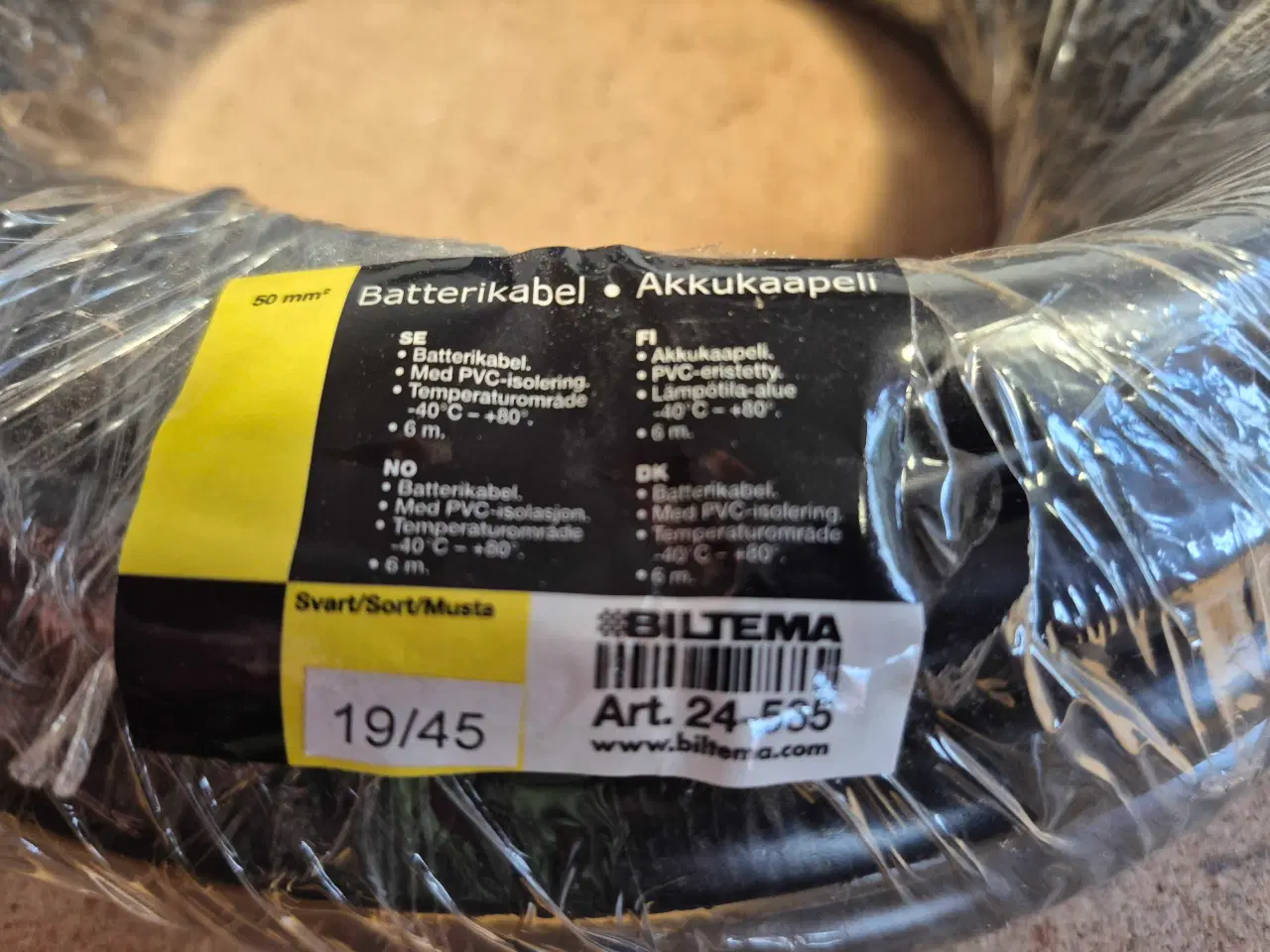 Billede 2 - Batterikabel