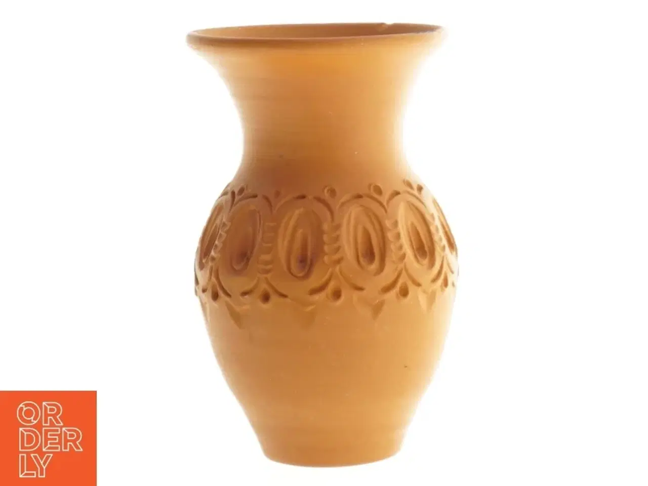 Billede 1 - Dekorativ ler vase (str. 13,5 x 8,5 cm)