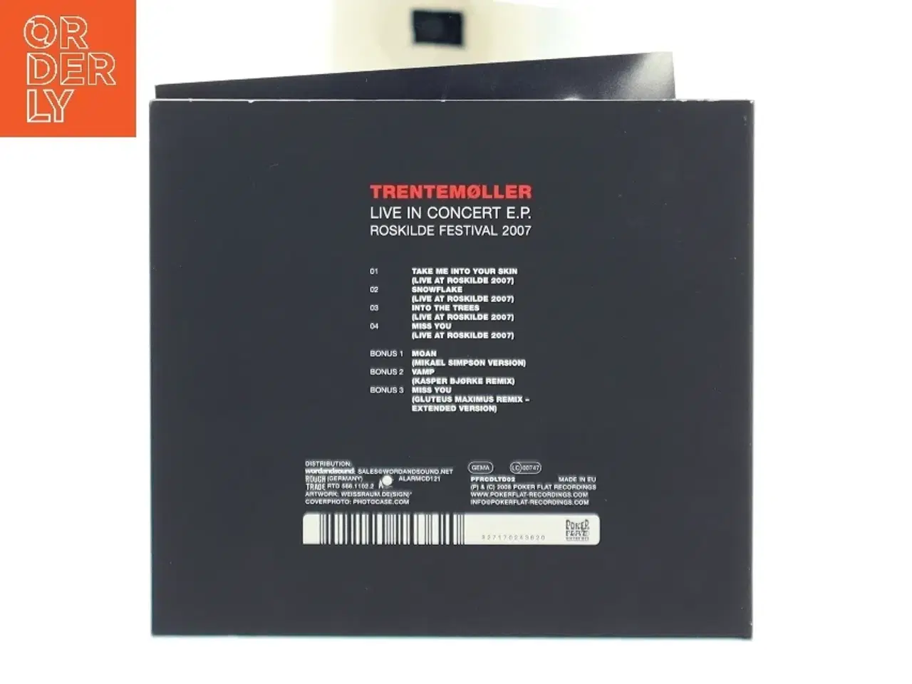 Billede 2 - Trentemøller Live in Concert E.P. Roskilde Festival 2007 LP fra Poker Flat Recordings