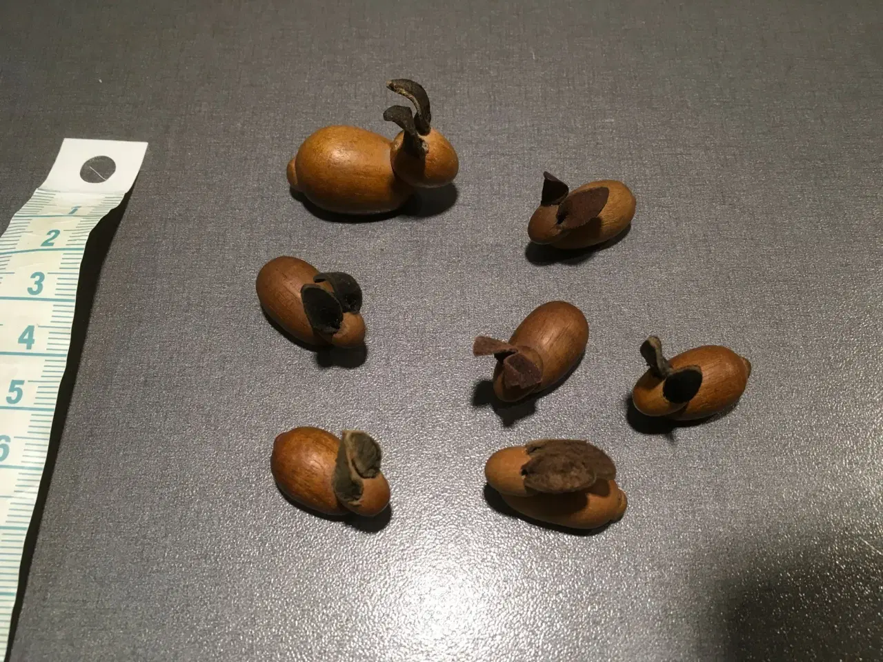 Billede 1 - Små mikro teaktræs figurer