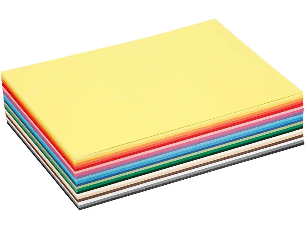 Billede 1 - Creativ Karton, A5, ark 148x210 mm, 180 g, ass. farver, 60ass. ark/ 1 pk.