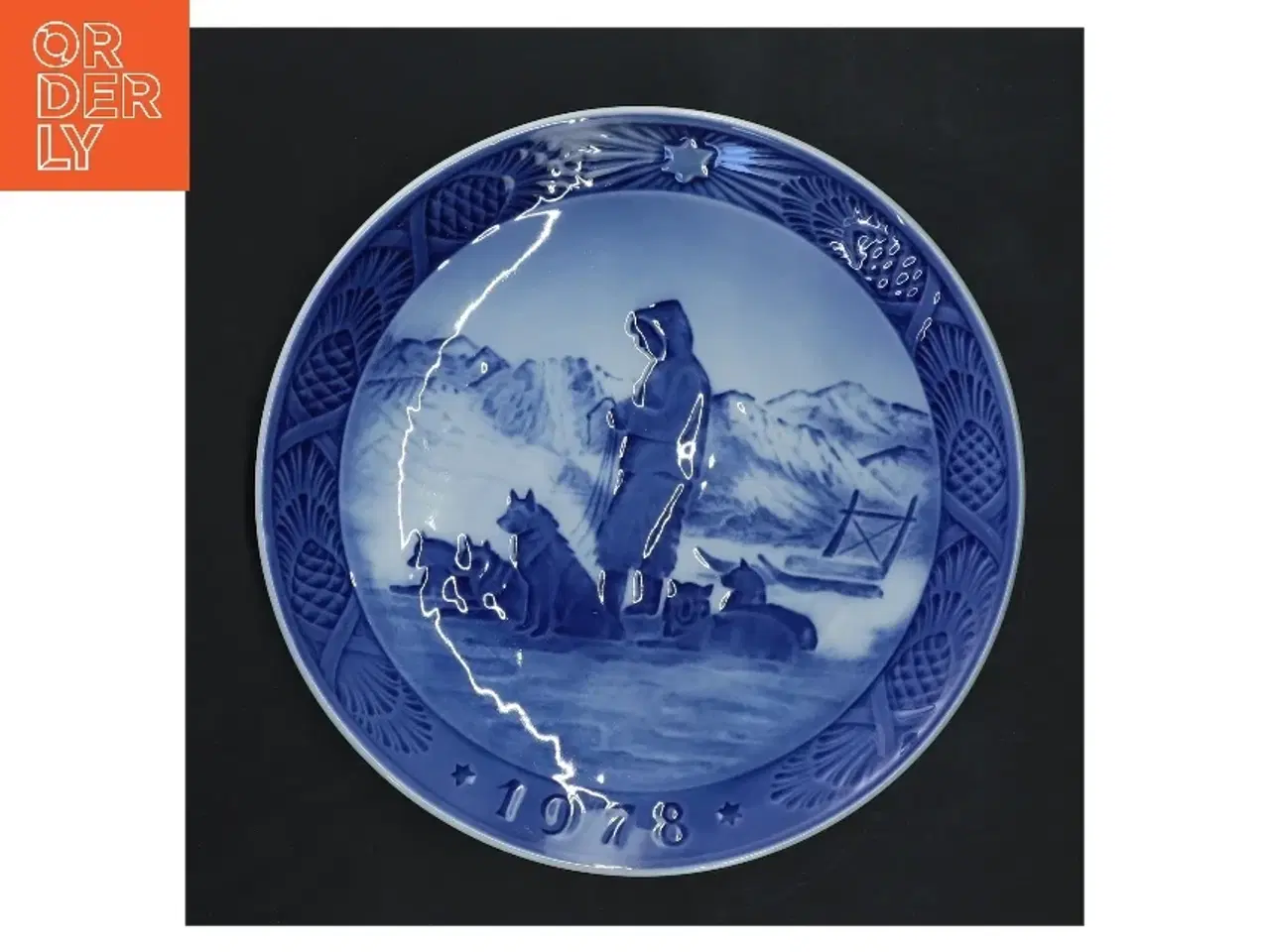 Billede 1 - Royal Copenhagen dekorationsplatte 1978 fra Royal Copenhagen (str. Ø 18 cm)