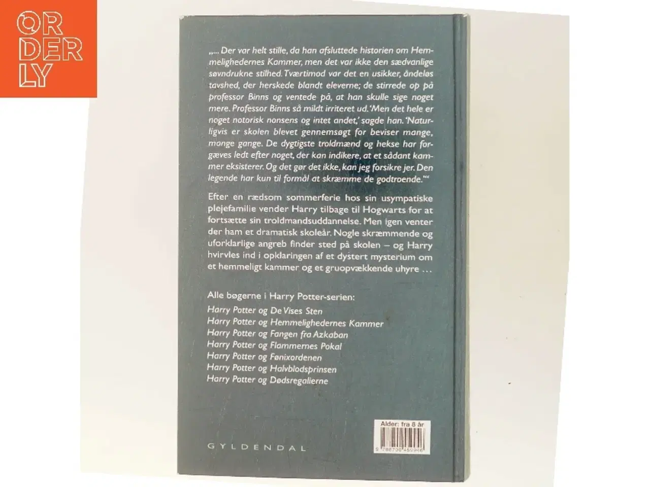 Billede 3 - Harry Potter 2: Og Hemmelighedernes (danes) af J.K. Rowling (Bog)