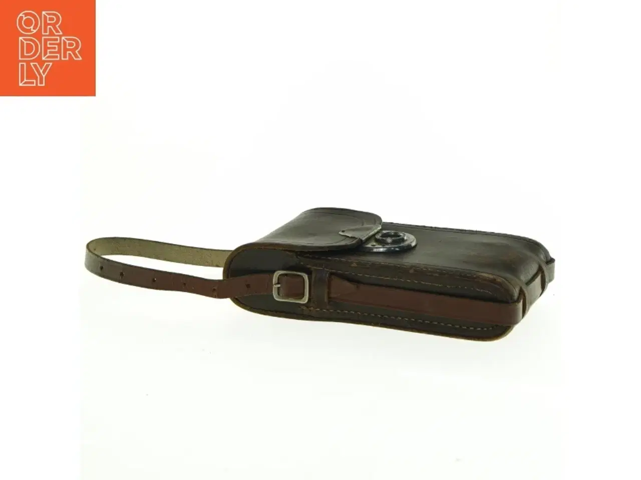 Billede 2 - Vintage læder kamerataske (str. 18 x 10 x 4 cm)