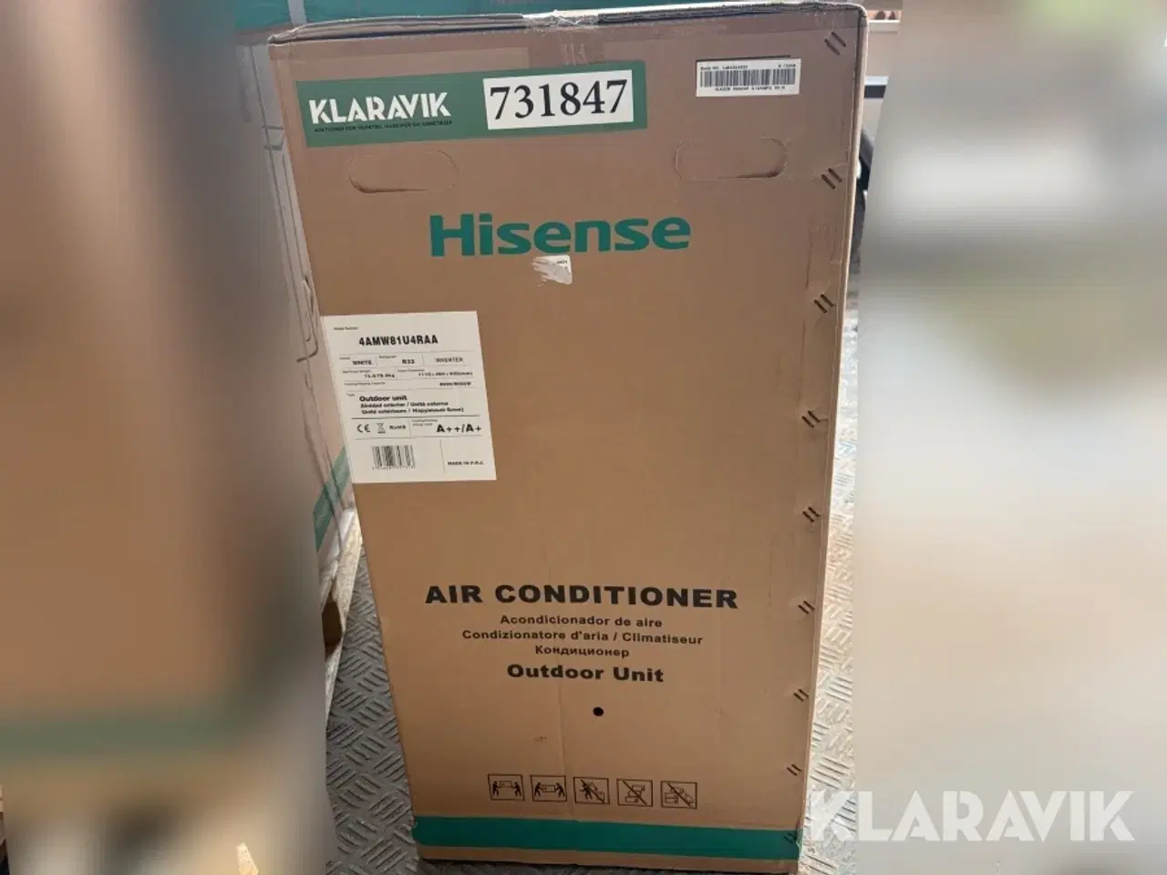 Billede 3 - Varmepumpe Hisense 4AMW81U4RAA luft til luft - multisplit 4