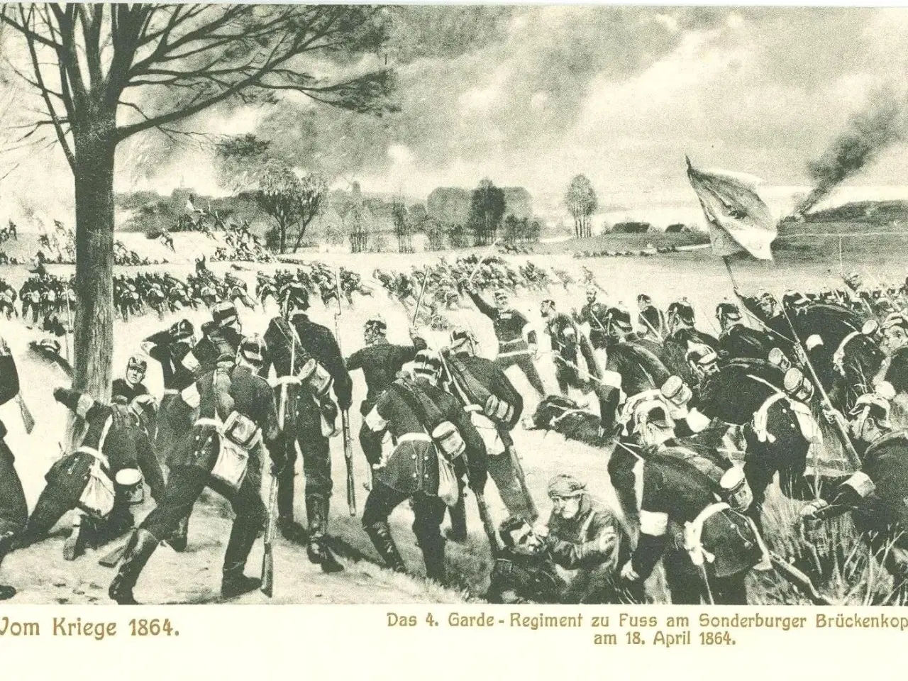 Billede 1 - Krigen 1864. Brohovedet ved Sønderborg