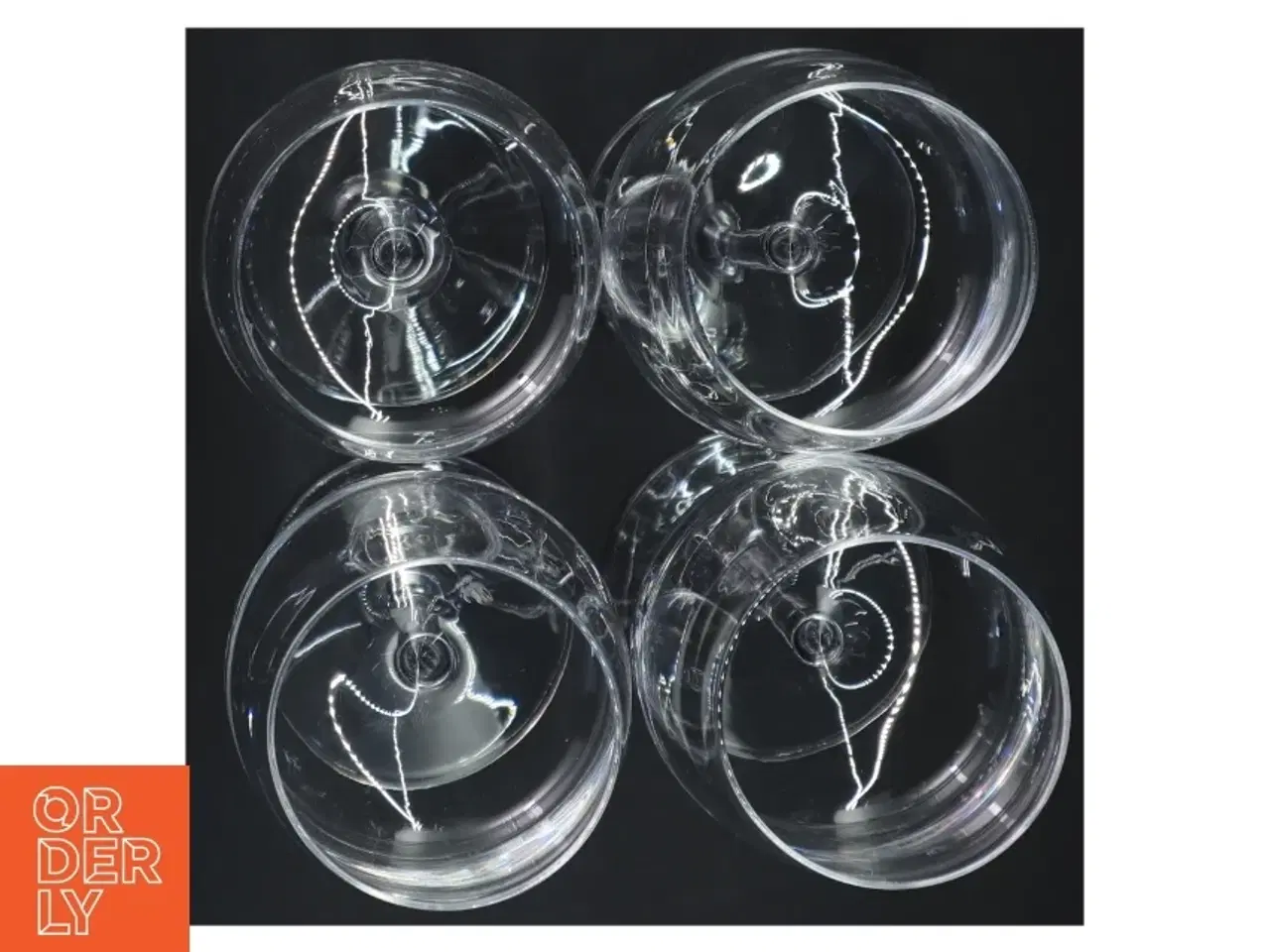 Billede 3 - Hvidvinsglas (4 stk) fra Lyngby glas (str. 21,5 x Ø6,5 cm)