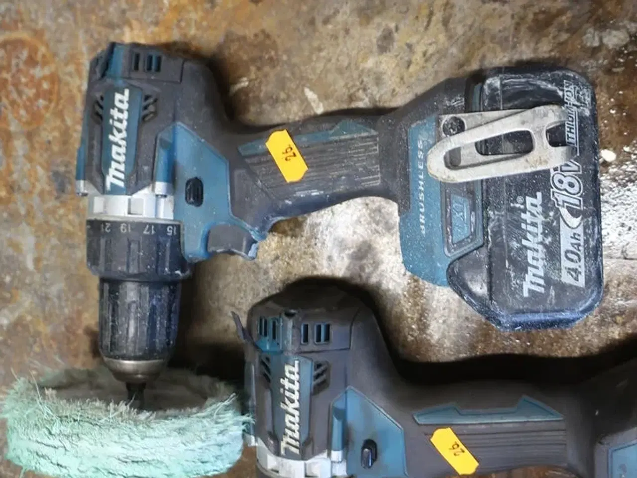 Billede 2 - 2 stk. akku håndværktøj MAKITA DDF484 med 3 stk. batterier