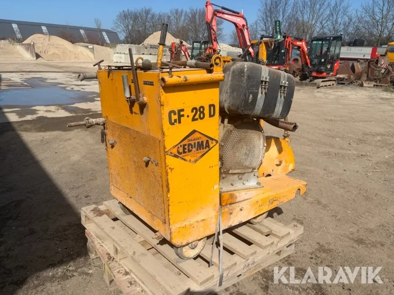 Billede 5 - Asfaltskærer Cedima CF-28 D - dobbelt skærer