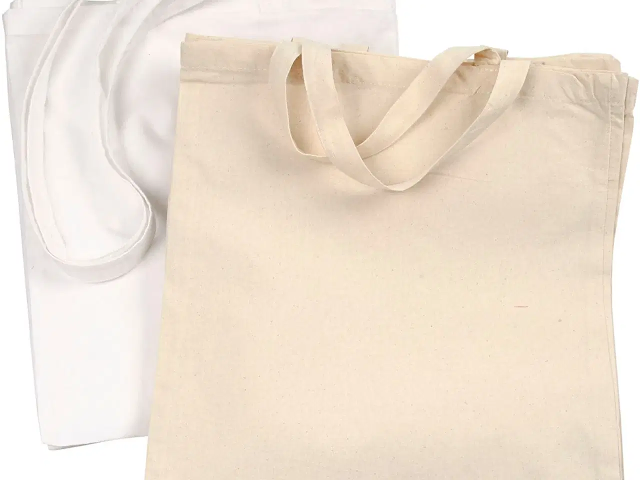 Billede 1 - Bæredygtig mulepose i 100% bomuld - 10 stk.