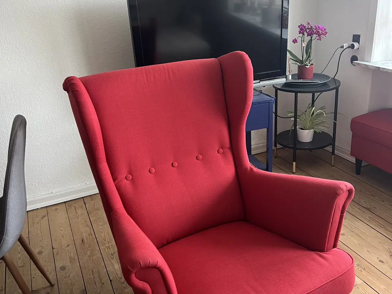 Billede 2 - Flot rød Lænestol fra Ikea