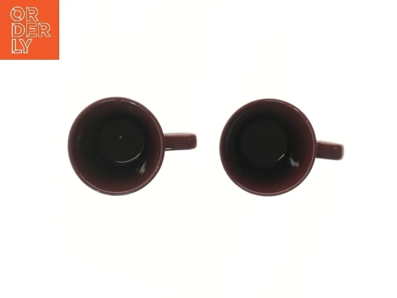 Billede 2 - Keramiske krus med dekoration, 2 stk (str. 2 stk Ø 9 cm længde 10 cm)