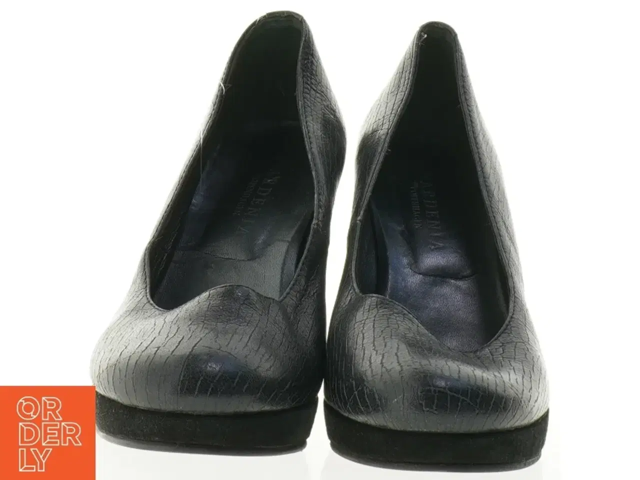 Billede 2 - Sorte pumps i læderlook fra Gardenia Copenhagen (str. 39)