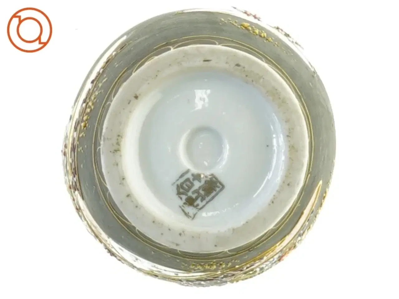 Billede 4 - Vase med kinesisk motiv (str. 20 x 7 x 10 cm)
