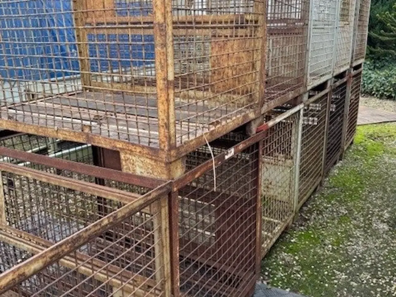 Billede 2 - : Solidt DSB Bur til Brænde (124x84x97 cm)