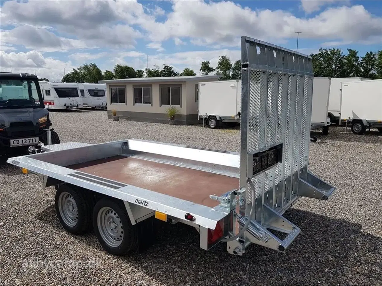 Billede 4 - 0 - Martz Builder 3 3015 2700 kg   Maskintrailer Builder 3 3015 2 akslet 2700 kg