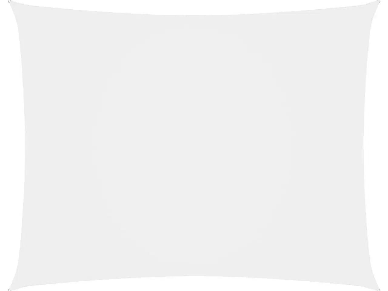 Billede 1 - Solsejl 2x4 m rektangulær oxfordstof hvid