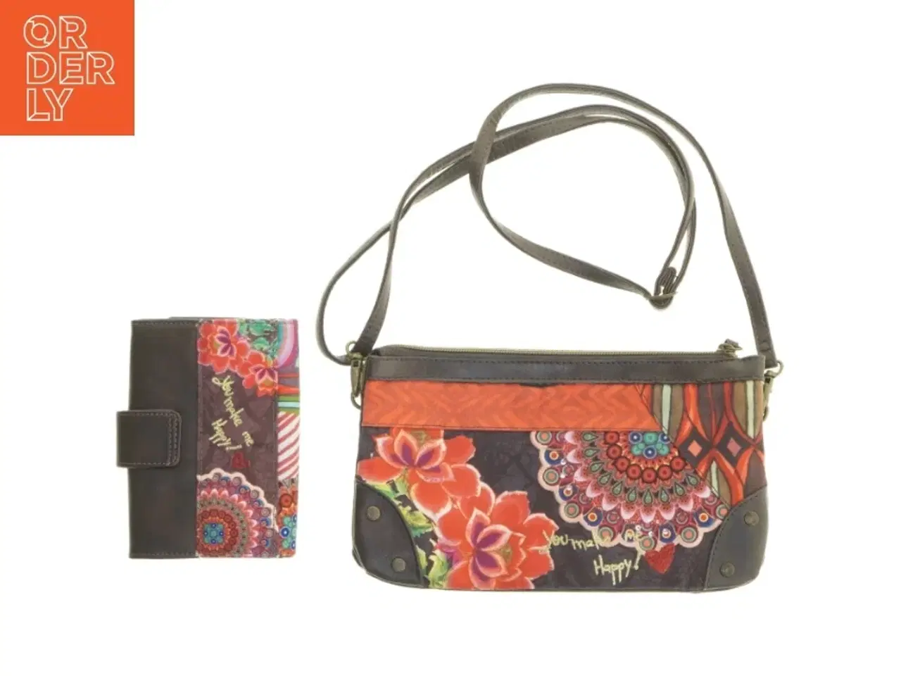 Billede 1 - Desigual håndtaske og pung sæt fra Desigual (str. 26 og 15 cm)