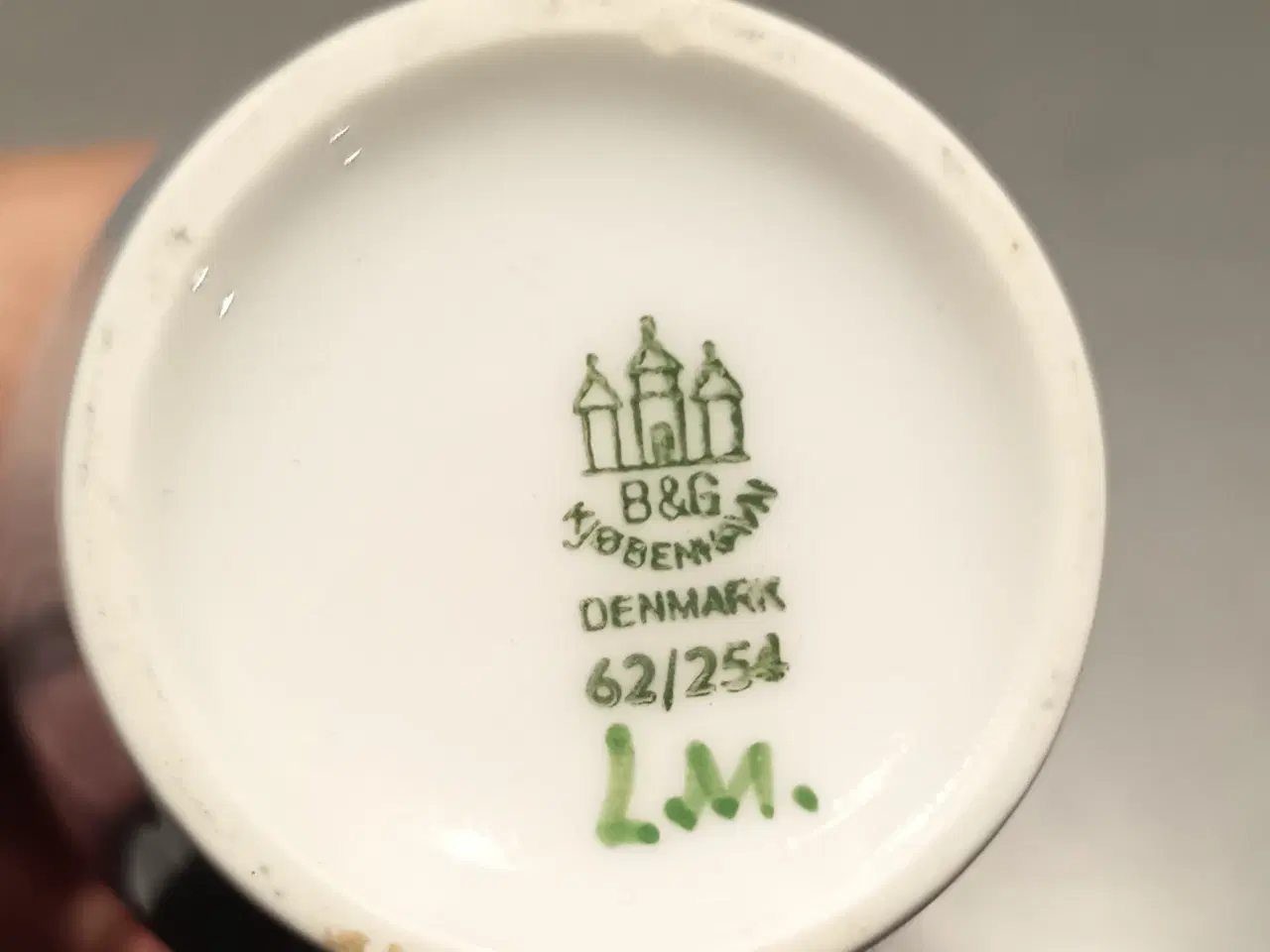 Billede 6 - Bing & Grøndahl- Vase med guldregn - 62/254