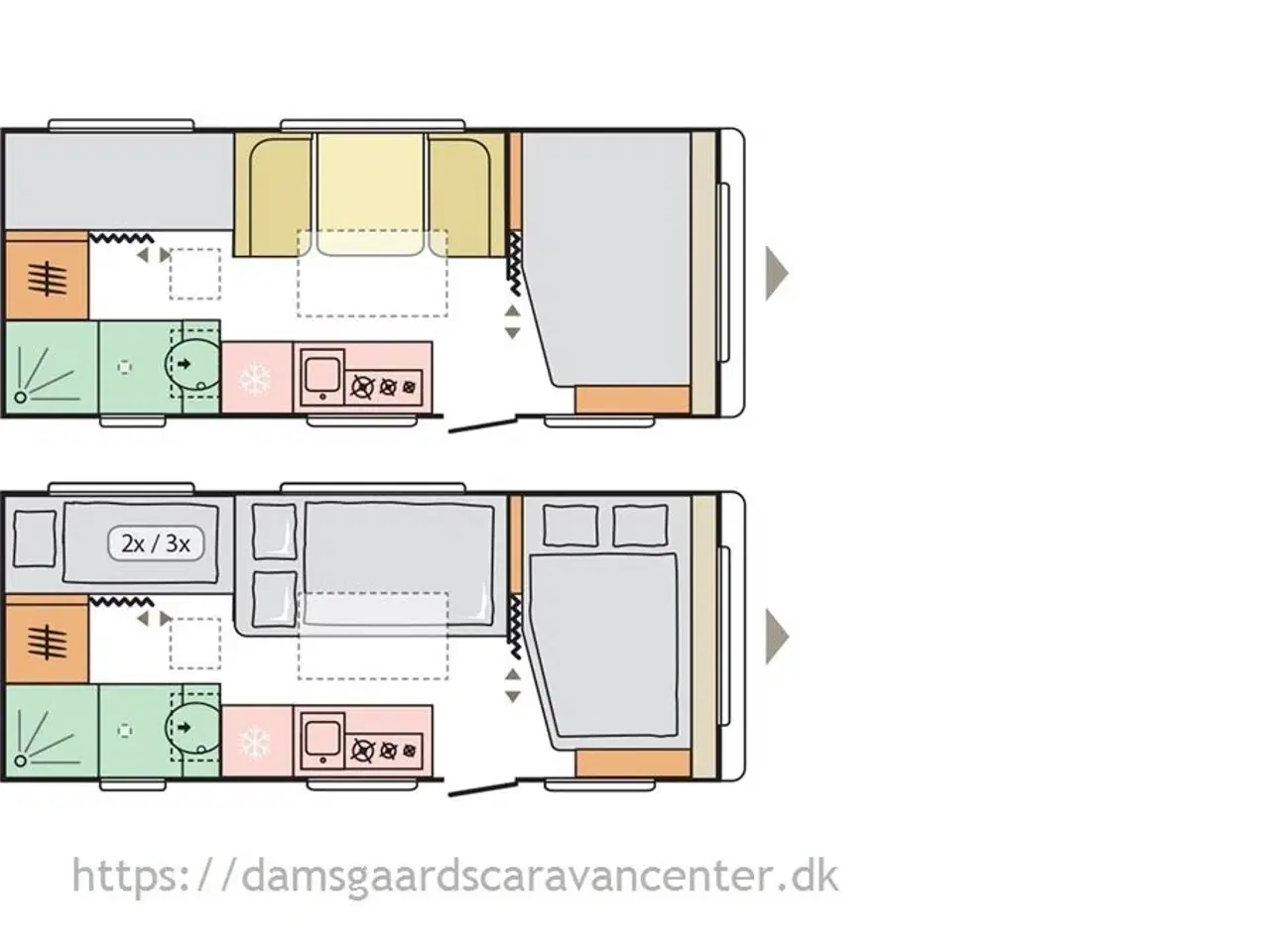 Billede 1 - 2021 - Adria Altea 552 PK   Dobbeltseng-Køjer-Gulvtemp.-Mover-Telt