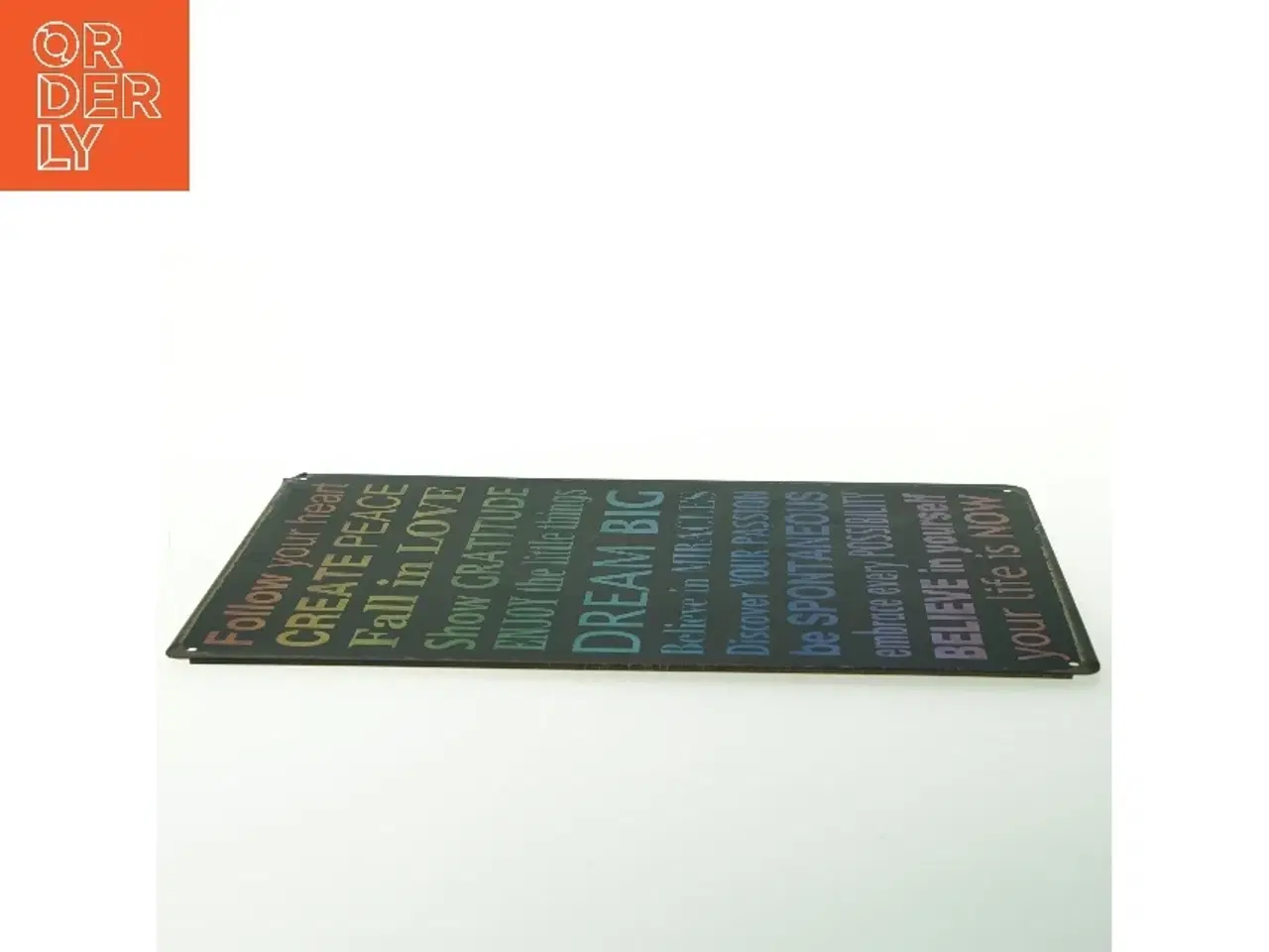 Billede 4 - Inspirerende metal skilt (str. 30x20 cm)